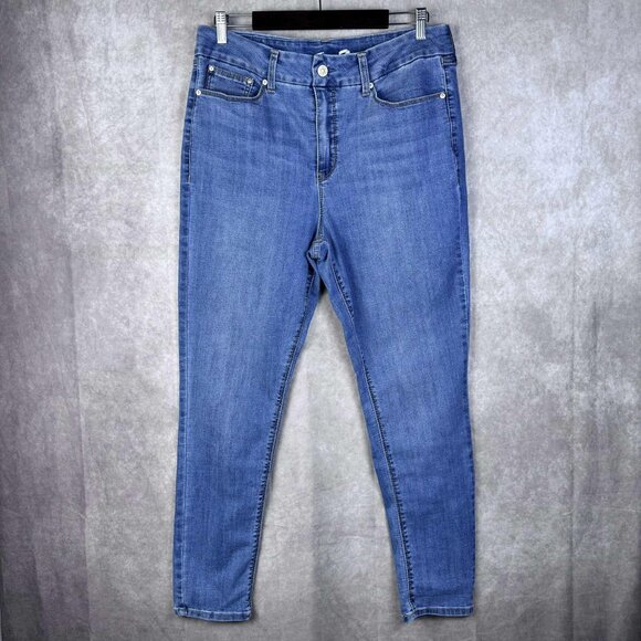 Seven7 Tummyless high Rise Skinny Jeans Size 16 - Picture 1 of 10